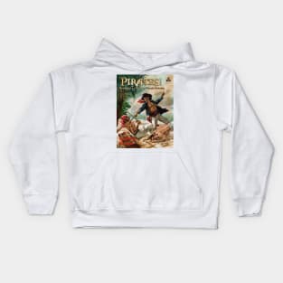 Pirates!  Captain Stabalot Kids Hoodie